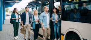 Group transportation NYC with Sprinter vans, mini buses, and coach buses by VIP Connection