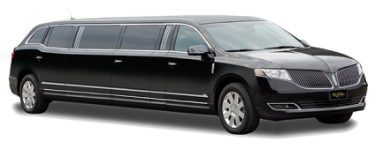Black 8 or 10 Passenger Limousine