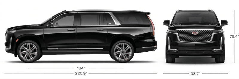 Cadillac Escalade ESV Top View