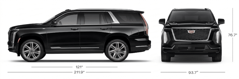 Cadillac Escalade Top View