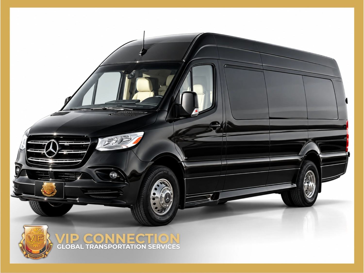 14-18 Passenger Mercedes Executive Sprinter Van  – Available with Table
