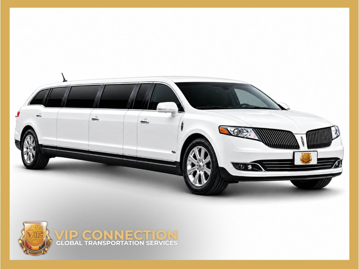 White 8 or 10 Passenger Limousine